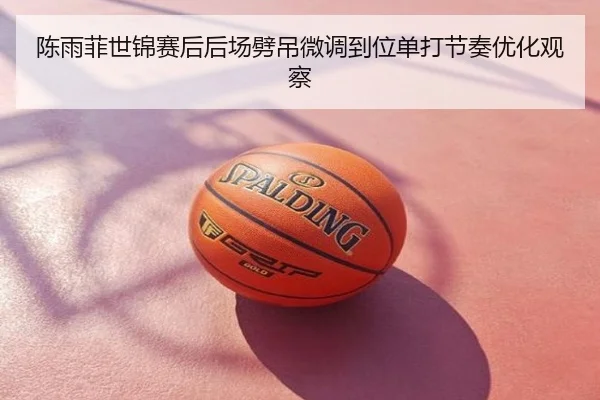 陈雨菲世锦赛后后场劈吊微调到位单打节奏优化观察